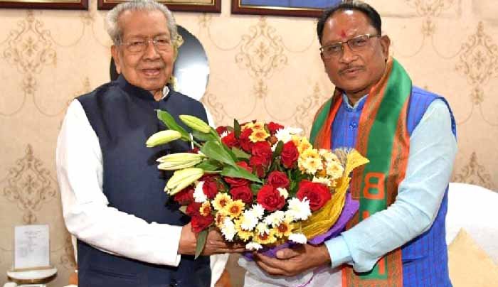 आदिवासी समुदाय के लिए नया अध्याय, मुख्यमंत्री विष्णुदेव साय ने किया संकल्प, सरकार बनाने का दावा और मोदी के मार्गदर्शन में गारंटी की बात की