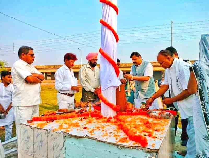अहिवारा वार्ड नं 04 में गुरु घासीदास बाबा की 267 वी जयंती मनाई गई 