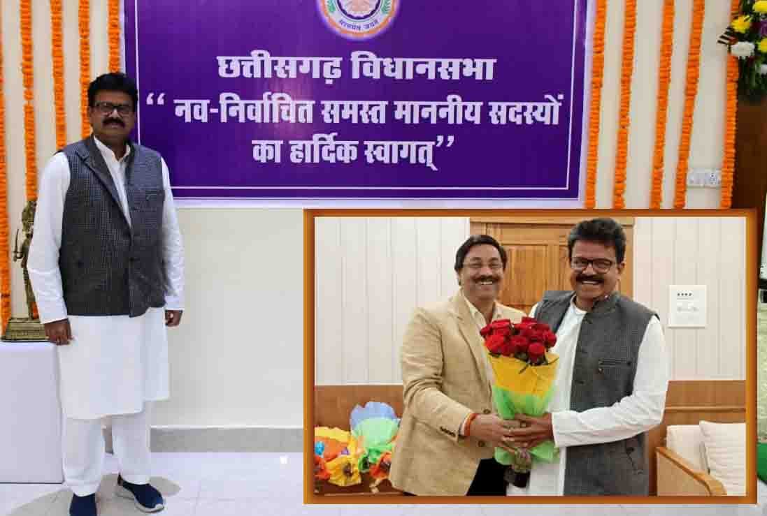 कोटा विधायक अटल श्रीवास्तव विधानसभा पहुंचकर पूरी की औपचारिकता