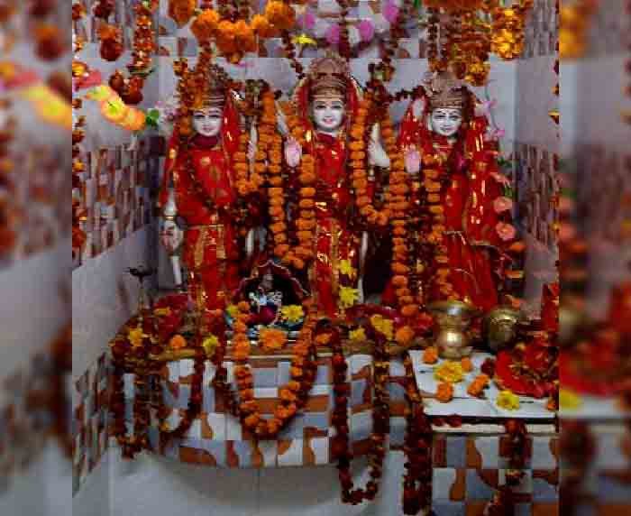 भगवती शिवराम मंदिर में भगवान रामलला के आदर्श और भक्ति भावना से भरी शोभायात्रा एवं महा आरती का आयोजन