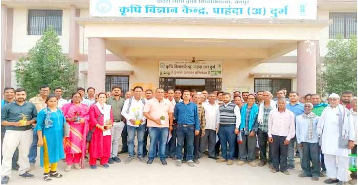 कृषि विज्ञान केन्द्र पाहंदा (अ) में एक दिवसीय कार्यशाला का आयोजन संपन्न