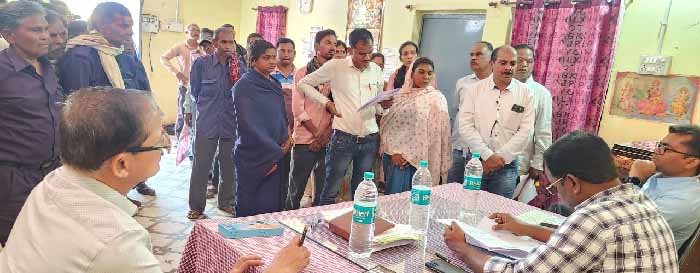 सभी राजस्व निरीक्षक मंडल में हुआ जनसमस्या निवारण शिविर