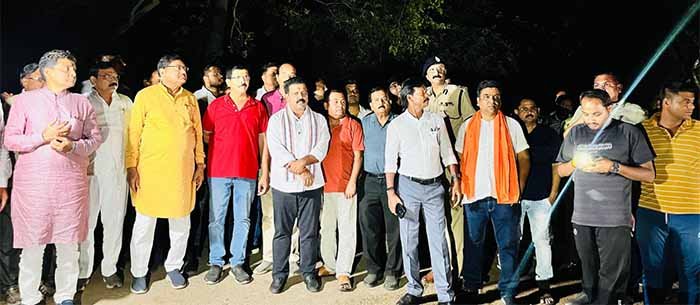 बलौदाबाजार में प्रदर्शनकारियों द्वारा तोड़फोड़ और आगजनी की घटना पर उपमुख्यमंत्री का दौरा