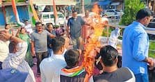राहुल गांधी के खिलाफ अमर्यादित बयानों पर कांग्रेस का विरोध प्रदर्शन