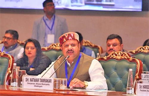 नंदिनी अहिवारा: नगर पालिका अध्यक्ष नटवर ताम्रकार ने दिल्ली में बढ़ाया नगर का मान