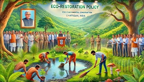 छत्तीसगढ़ राज्य तैयार कर रहा है ईको-रेस्टोरेशन पॉलिसी छत्तीसगढ़ राज्य तैयार कर रहा है ईको-रेस्टोरेशन पॉलिसी