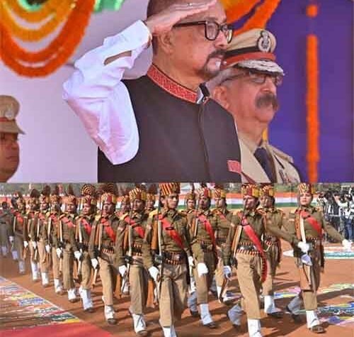 राज्यपाल श्री रमेन डेका ने राजधानी के मुख्य समारोह में विजेताओं को किया सम्मानित