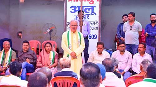 कुम्हारी में कांग्रेस की रणनीतिक बैठक, भाजपा पर भूपेश बघेल का तीखा हमला