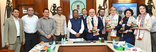 पोलैंड प्रतिनिधिमंडल की मुख्यमंत्री विष्णु देव साय से मुलाकात, द्विपक्षीय सहयोग पर चर्चा