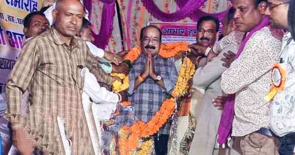 उपमुख्यमंत्री अरुण साव पहुँचे श्री राम मानस गायन कार्यक्रम में, रामचरितमानस की महिमा पर किया प्रकाश