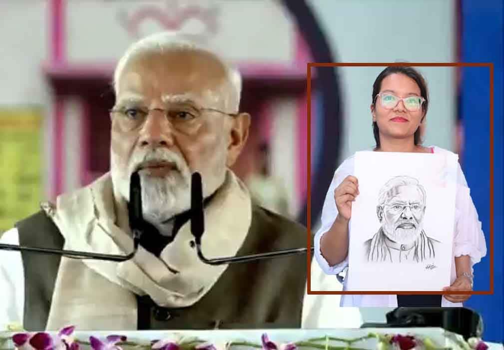 प्रधानमंत्री की संवेदना से खिला एक पल — एक बेटी की कला को मिला आदर और अपनापन प्रधानमंत्री की संवेदना से खिला एक पल — एक बेटी की कला को मिला आदर और अपनापन