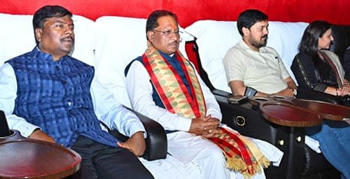 मुख्यमंत्री विष्णुदेव साय ने देखी “छावा” फिल्म