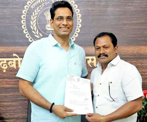 विधायक देवेंद्र यादव ने निरंजन बिसाई को विधायक प्रतिनिधि किया नियुक्त