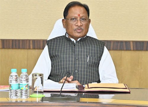 मुख्यमंत्री विष्णु देव साय की अध्यक्षता में मंत्रालय महानदी भवन में कैबिनेट बैठक प्रारंभ