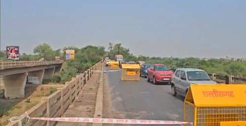 🚦 महत्वपूर्ण यातायात सूचना : खारून नदी ब्रिज मरम्मत कार्य 🚦