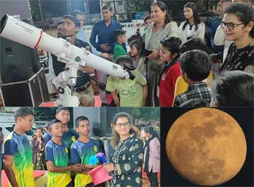 कोरिया जिले में मेगा स्काई वॉचिंग कार्यक्रम का भव्य आयोजन: विद्यार्थियों की आँखों में चमका विज्ञान का उजाला कोरिया जिले में मेगा स्काई वॉचिंग कार्यक्रम का भव्य आयोजन: विद्यार्थियों की आँखों में चमका विज्ञान का उजाला