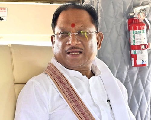 मुख्यमंत्री विष्णु देव साय सुशासन तिहार के दौरे पर रवाना