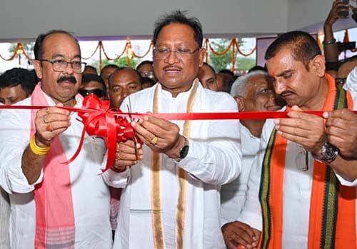 मुख्यमंत्री विष्णुदेव साय ने किया मुंगेली में नवनिर्मित जिला परिवहन कार्यालय का लोकार्पण