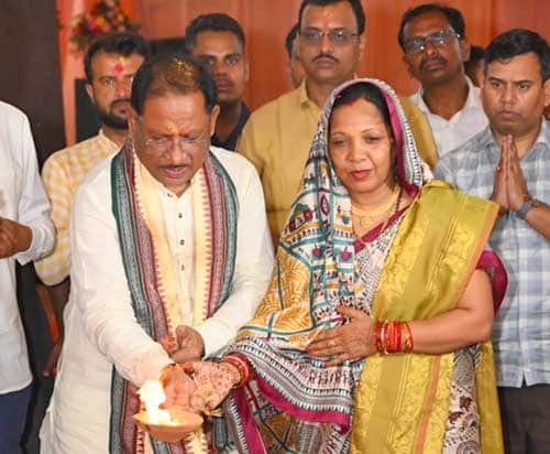 मुख्यमंत्री ने ग्राम दोकड़ा में भगवान जगन्नाथ मंदिर के प्राण प्रतिष्ठा कार्यक्रम में शामिल हुए