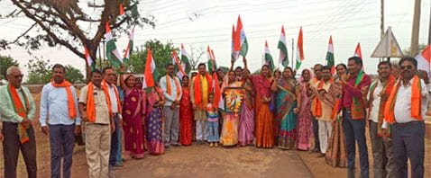 मुरमुंदा में तिरंगा यात्रा कार्यक्रम संपन्न: भाजपा कार्यकर्ताओं में दिखा देशभक्ति का उत्साह मुरमुंदा में तिरंगा यात्रा कार्यक्रम संपन्न: भाजपा कार्यकर्ताओं में दिखा देशभक्ति का उत्साह