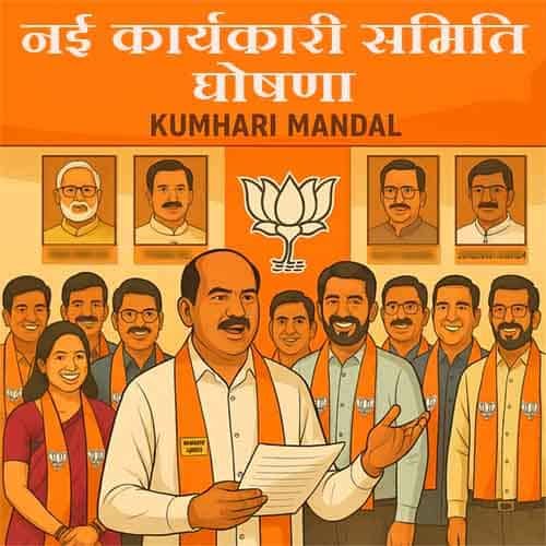 कुम्हारी में भाजपा मंडल कार्यकारिणी का गठन, संगठन को नई दिशा