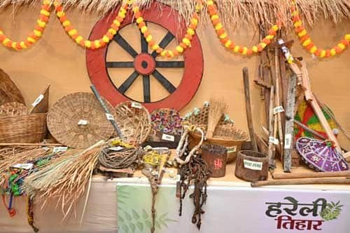 हरेली की सुग्घर परंपरा के रंग में रंगा मुख्यमंत्री निवास