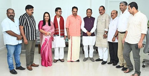 मुख्यमंत्री साय से केरल एवं ओडिशा के सांसदों के प्रतिनिधिमंडल ने की सौजन्य मुलाकात