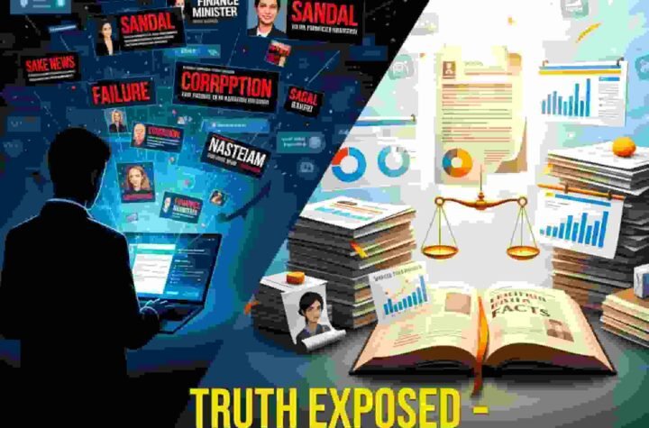 भ्रामक समाचार प्रसारित कर वित्त मंत्री एवं सरकार की छवि धूमिल करने का षड्यंत्र – तथ्यों से हुआ खुलासा