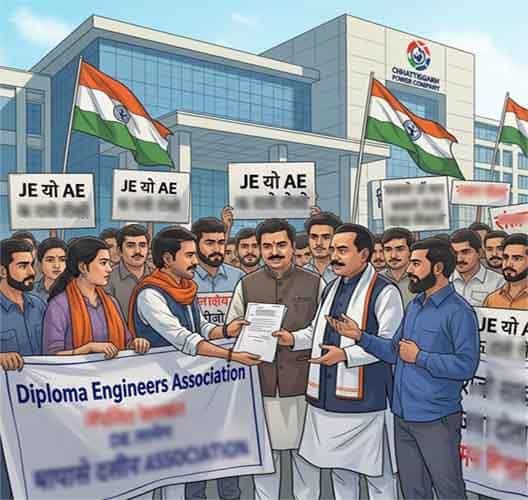 छत्तीसगढ़ पावर कंपनियों में पदोन्नति कोटा घटाने पर विरोध