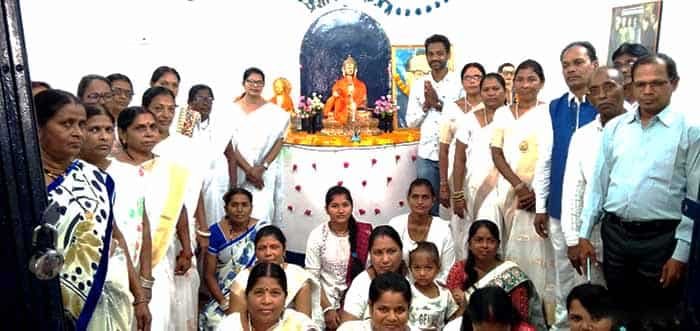 कुम्हारी में मनाया गया धम्मचक्र प्रवर्तन दिवस