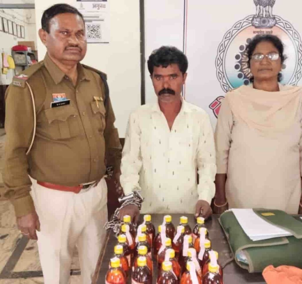 नंदिनी नगर पुलिस की बड़ी कार्रवाई, अवैध शराब बेचते आरोपी को जेल भेजा