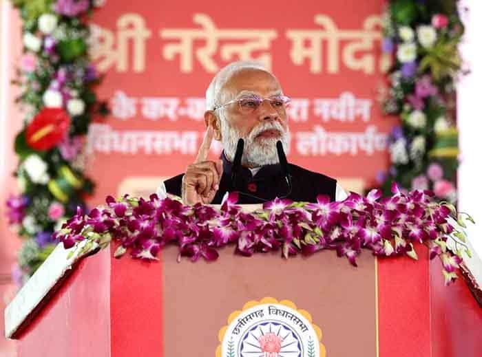 प्रधानमंत्री मोदी का छत्तीसगढ़ रजत जयंती पर संबोधन — “अगले 25 साल होंगे विकास का स्वर्ण युग