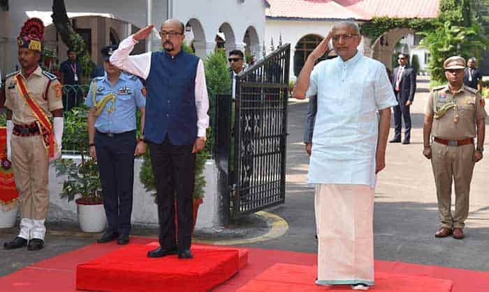 उप राष्ट्रपति राधाकृष्णन से मुख्यमंत्री साय ने की भेंट