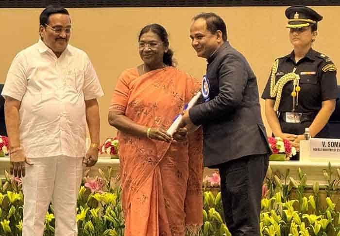 छत्तीसगढ़ को जल संरक्षण के क्षेत्र में उत्कृष्ट कार्यों के लिए राष्ट्रीय स्तर पर मिला सम्मान