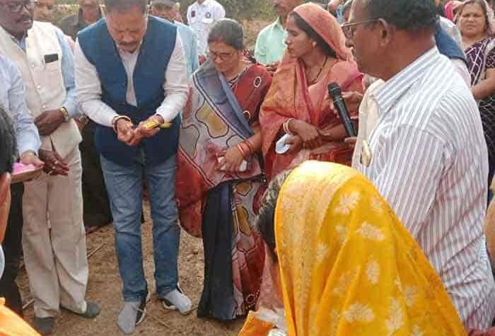 क्षत्रिय चौहान समाज भवन के लिए भूमि पूजन संपन्न, ₹6 लाख की स्वीकृति