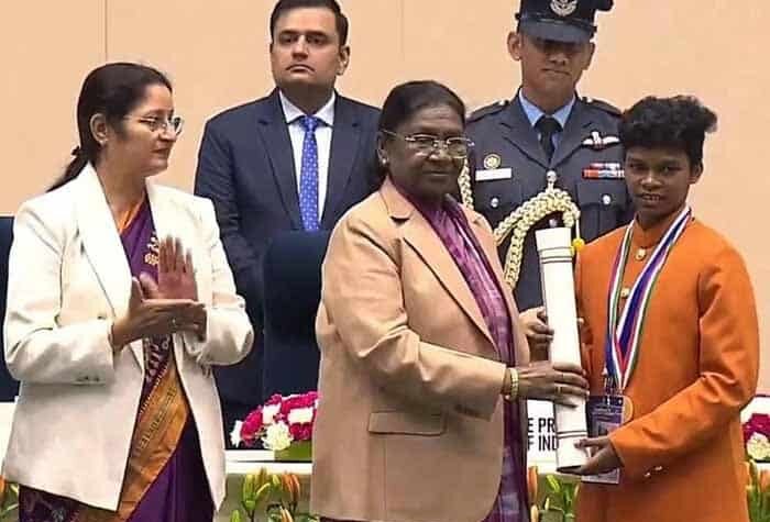 कोण्डागांव की योगिता मंडावी को प्रधानमंत्री राष्ट्रीय बाल पुरस्कार