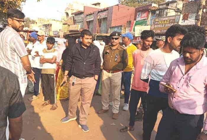 अहिवारा में अतिक्रमण हटाने की कार्रवाई, 9 लोगों पर लगाया गया जुर्माना