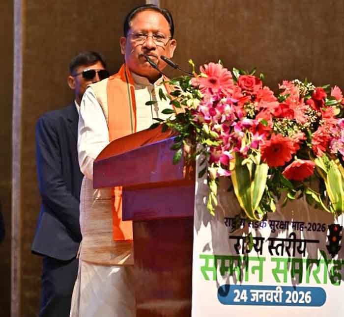 जन जागरूकता से सड़क दुर्घटनाओं में आएगी कमी : मुख्यमंत्री साय