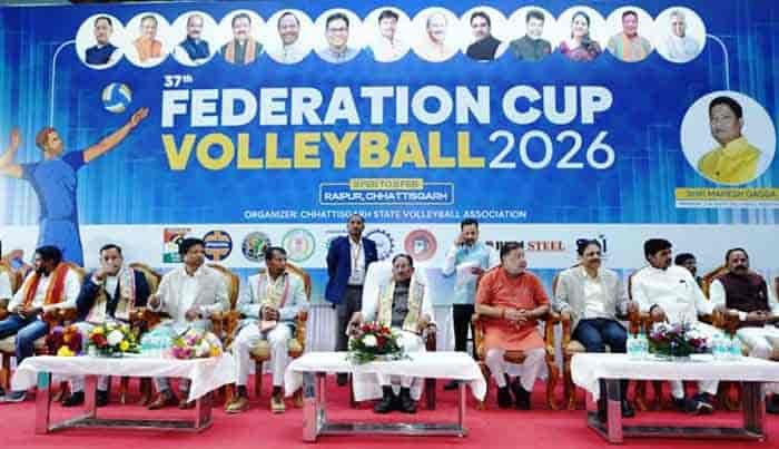 सर्व, स्मैश और समर्पण—37वीं फेडरेशन कप व्हॉलीबॉल चैंपियनशिप का भव्य आगाज