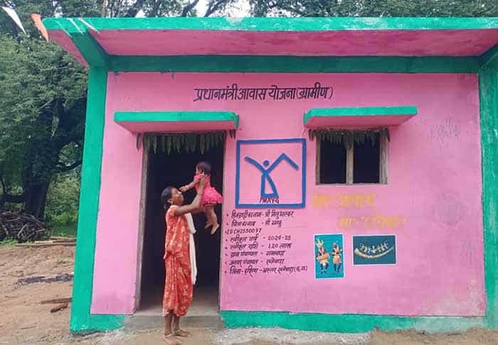 प्रधानमंत्री आवास योजना में छत्तीसगढ़ अव्वल, 10 माह में 5 लाख मकान पूर्ण