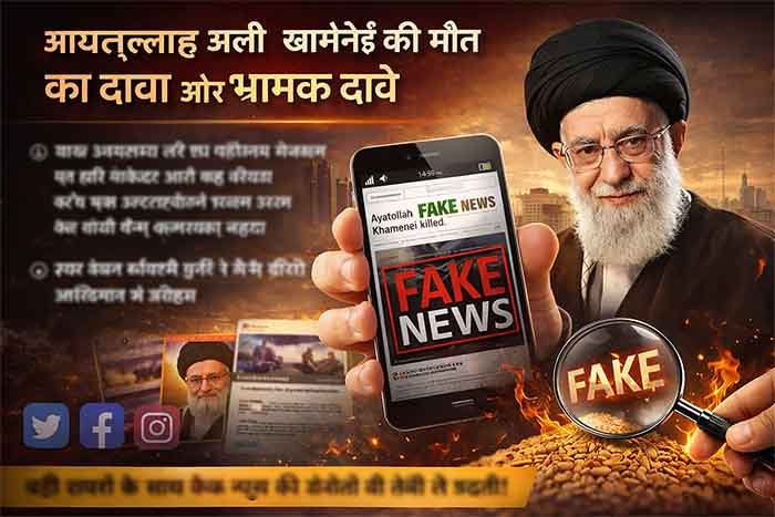 खामेनेई की मौत को लेकर सोशल मीडिया पर दावे-प्रतिदावे, फैक्ट-चेक एजेंसियों ने चेताया