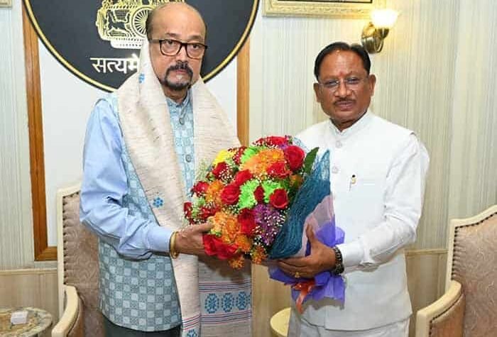 मुख्यमंत्री विष्णु देव साय ने राज्यपाल रमेन डेका को जन्मदिन की शुभकामनाएँ दीं