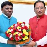 दो राज्यों के बीच संवाद – विष्णु देव साय से रमेश तावड़कर की सौजन्य भेंट