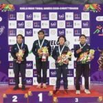 खेलो इंडिया ट्राइबल गेम्स 2026 में कुश्ती स्पर्धा के तीसरे दिन मुकाबले जारी रहे