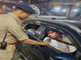 ट्रैफिक नियम तोड़ने पर रायपुर में 130 ड्राइवरों पर जुर्माना