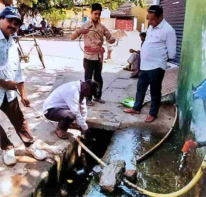 अहिवारा में पाइपलाइन क्षति पर कार्रवाई, मरम्मत के बाद जल आपूर्ति बहाल