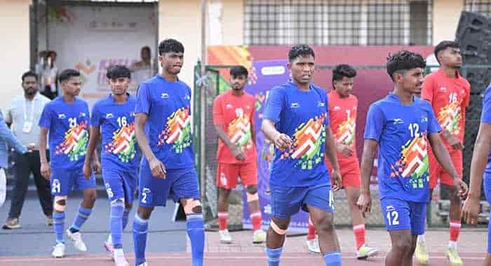 अबूझमाड़ रामकृष्ण मिशन आश्रम का फुटबॉल टैलेंट खेलो इंडिया ट्राइबल गेम्स में चमका
