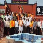 अहिवारा में भाजपा स्थापना दिवस पर भव्य आयोजन, अटल जी को श्रद्धांजलि, निकली रैली