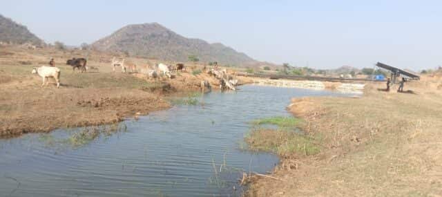 मनरेगा से पनारी नाले का जीर्णोद्धार, ग्रामीणों को पेयजल व सिंचाई का लाभ