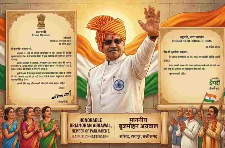 राष्ट्रपति और पीएम की बधाई! सांसद बृजमोहन अग्रवाल को मिला खास आशीर्वाद